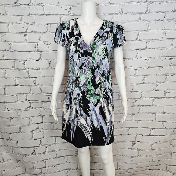 Milly Dresses & Skirts - Milly Chloe Brush Stroke Print Sheath Dress